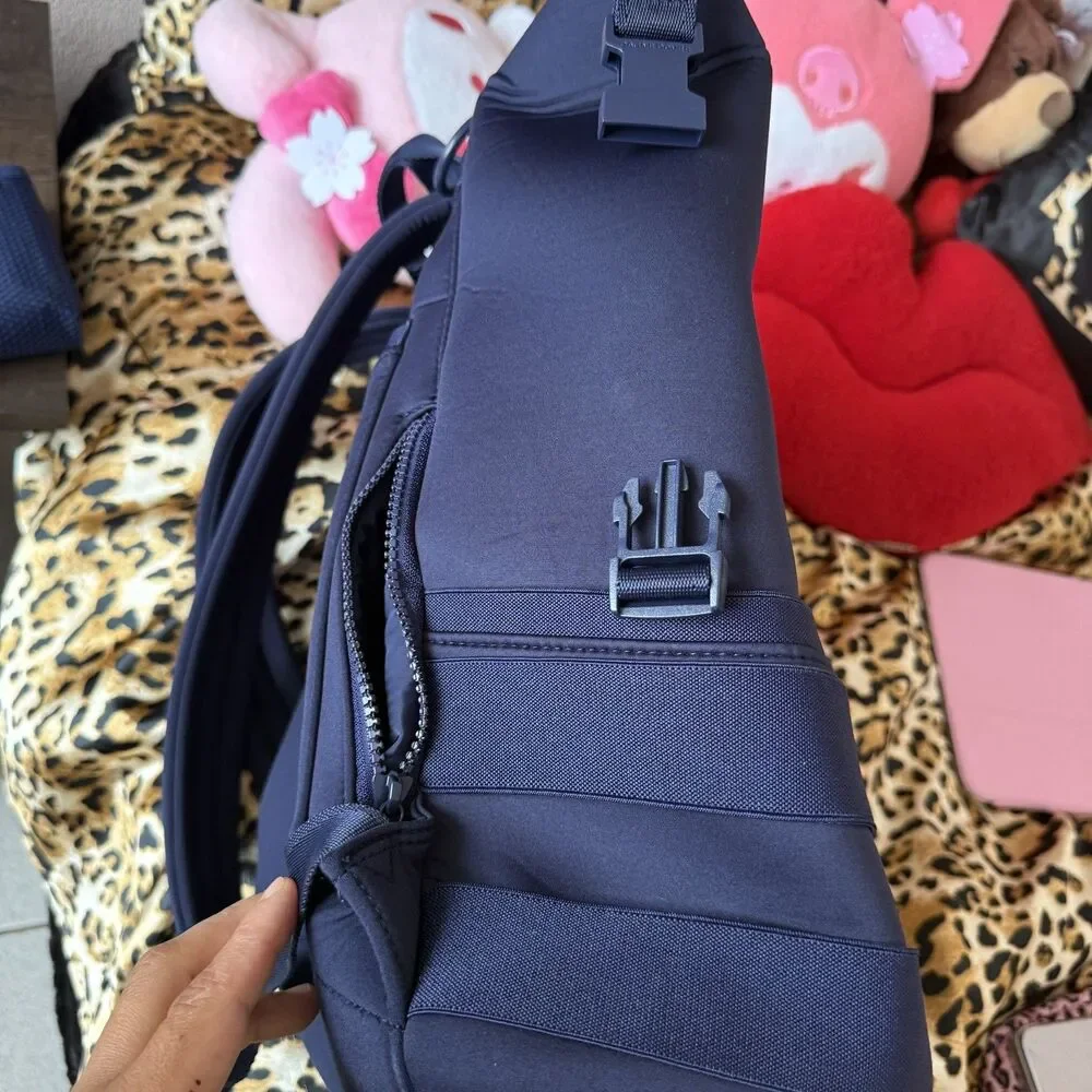 Dagne Dover Large Indi Navy  Neoprene Backpack Travel Vacation Diaper Bag